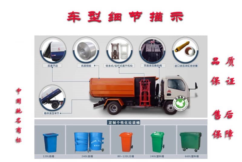 長(zhǎng)安掛桶式垃圾車（3方）
