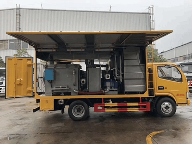 國六新型化糞池污水凈化處理車