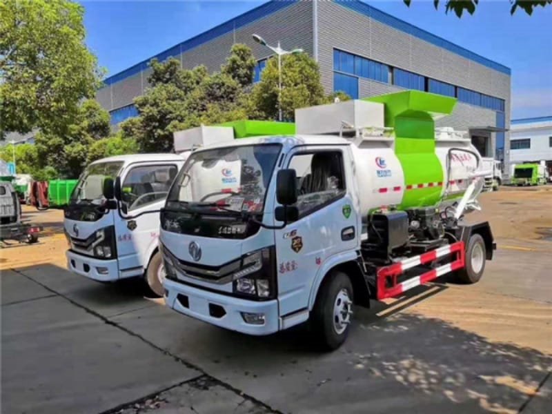 【國六】東風(fēng)多利卡圓罐4.5方餐廚垃圾車