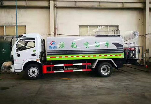 程力專汽東風(fēng)凱普特軸距3800mm多功能灑水車