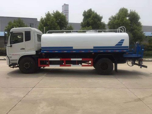 東風國六天錦原裝專用底盤多功能綠華灑水車