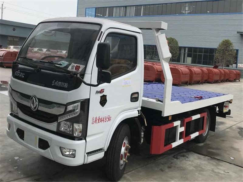 國(guó)六藍(lán)牌多利卡一拖二清障車值得考慮