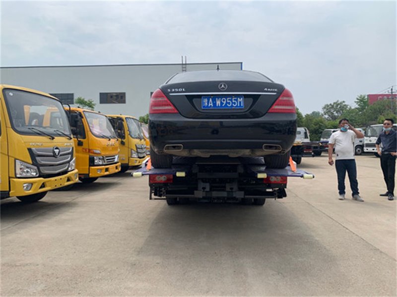 福田歐馬可清障車藍(lán)牌一拖二
