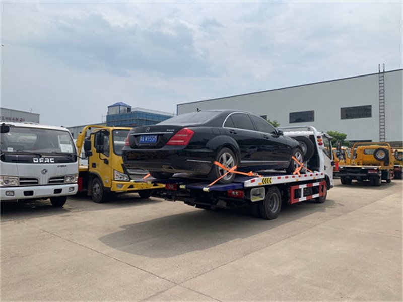 藍(lán)牌一拖二清障車福田歐馬可廠家8月報價
