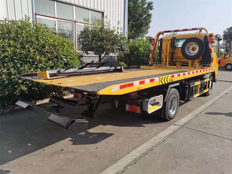 一拖二清障車國六五十鈴藍(lán)牌