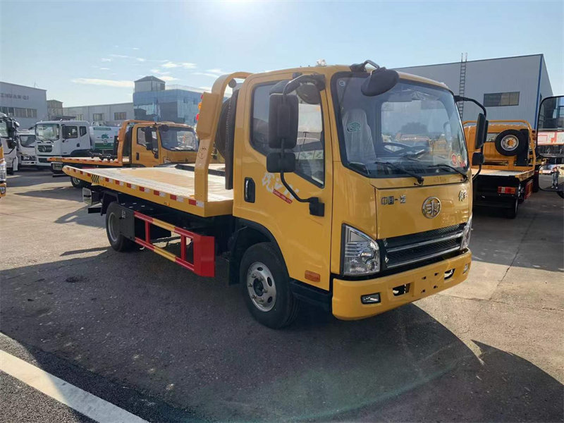 解放一拖二清障車藍(lán)黃牌可用