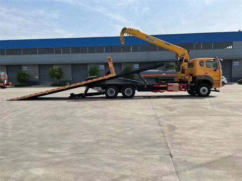 寬體寬臥清障車一拖二廠家