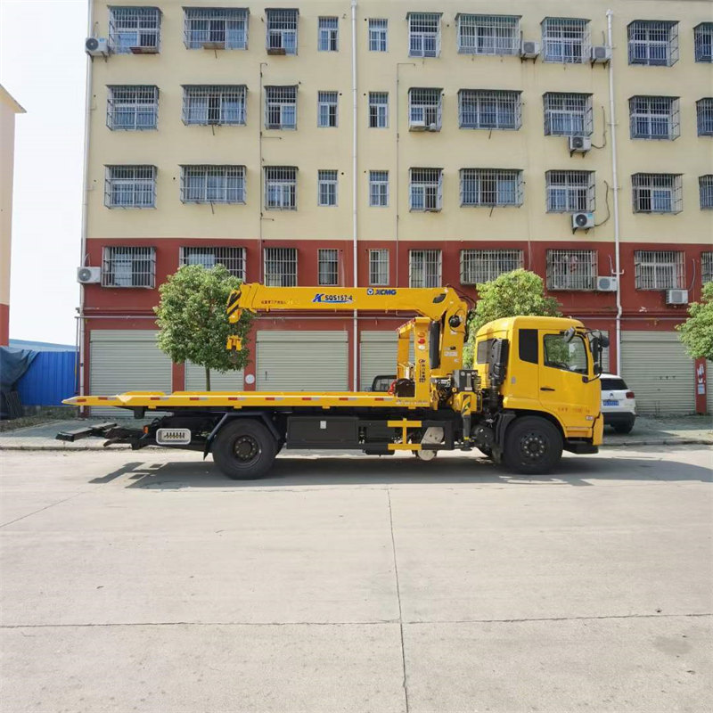天錦帶吊一拖二清障車可上戶