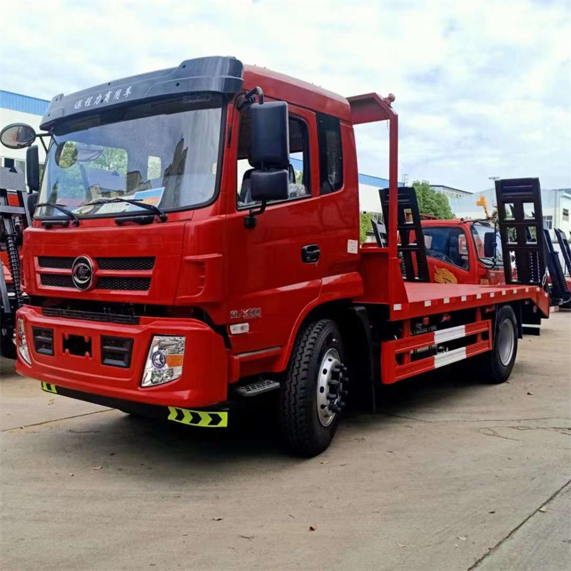 程力單橋平板車135挖機板車