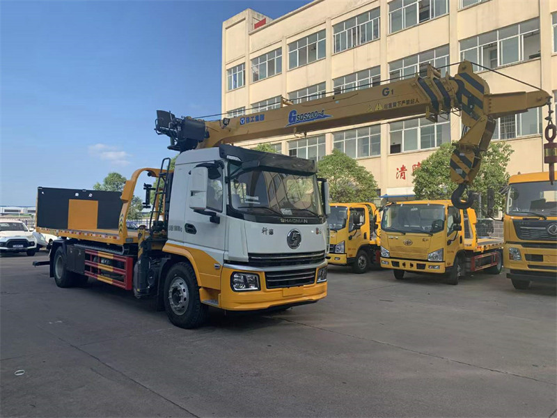 陜汽翼6帶吊清障車價格
