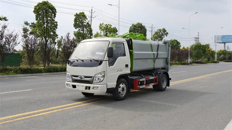 藍牌側裝壓縮垃圾車直銷廠家