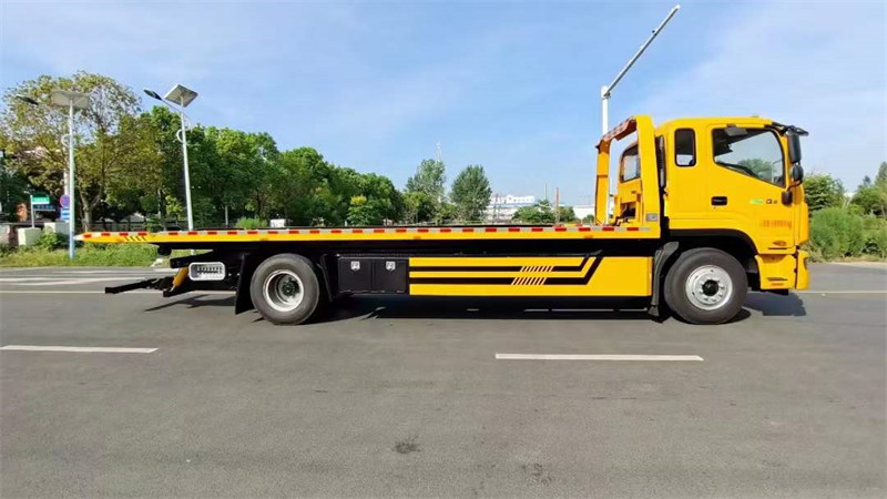 10噸大板一拖二清障車價格