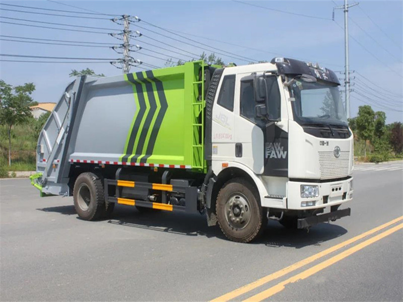 國六12方解放壓縮式垃圾車直沖底價