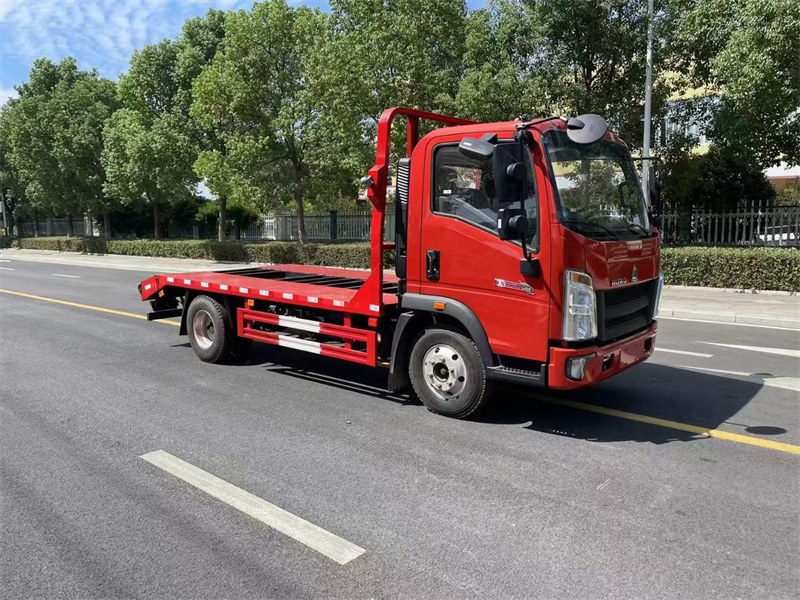 重汽豪沃平板車藍牌不超重