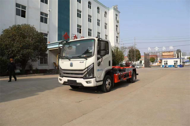 吉利車廂可卸式垃圾車上綠牌