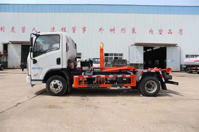 吉利車廂可卸式垃圾車上綠牌