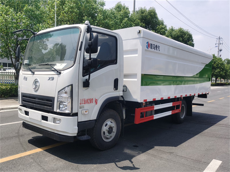 密閉桶裝垃圾車(chē)陜汽軒德全國(guó)可上戶(hù)
