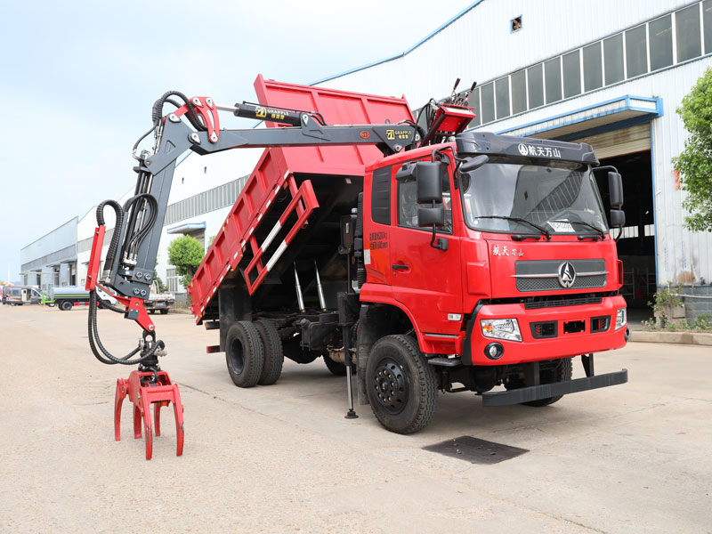 航天萬山四驅(qū)抓斗式垃圾車-格雷普抓機