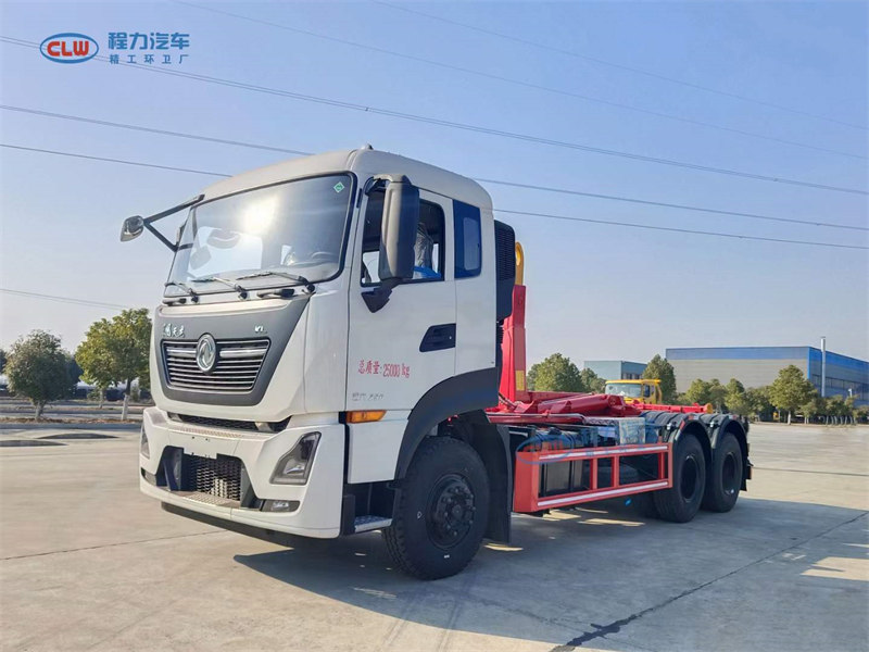 東風(fēng)天龍后雙橋勾臂垃圾車現(xiàn)車出售