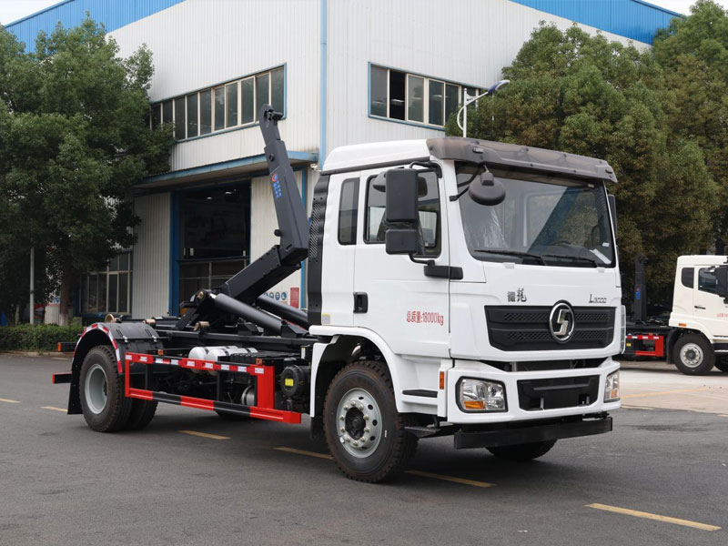 陜汽德龍L3000勾臂式垃圾車
