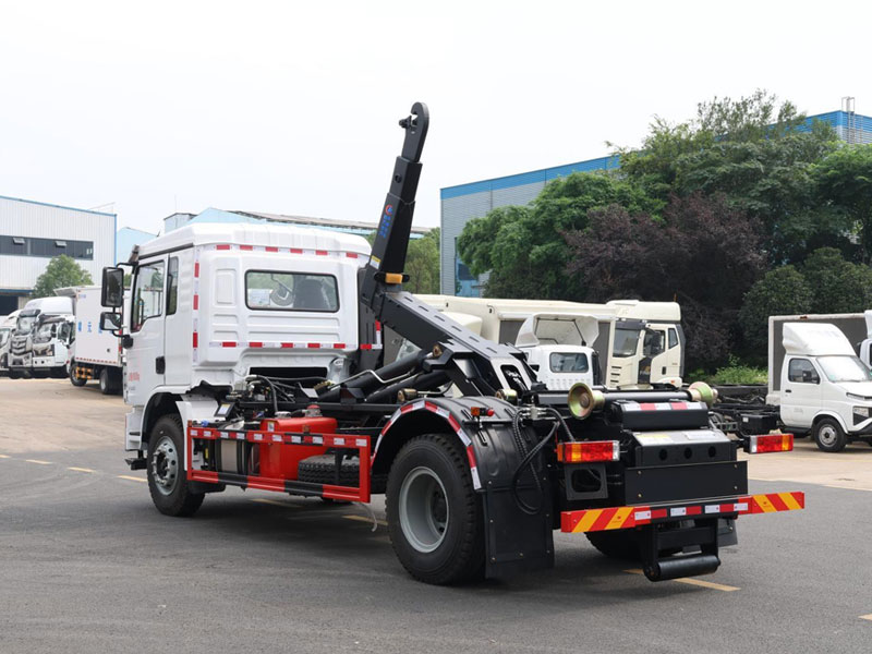 陜汽德龍L3000勾臂式垃圾車