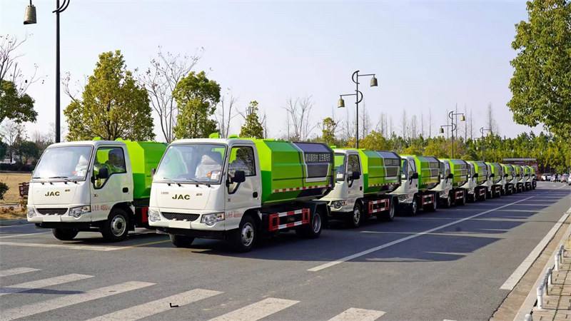 國(guó)六5方江淮藍(lán)牌自裝卸式垃圾車(chē)品質(zhì)卓越