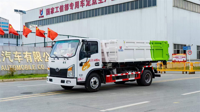 重汽豪曼藍(lán)牌套臂垃圾車C照可開上?無戶?憂