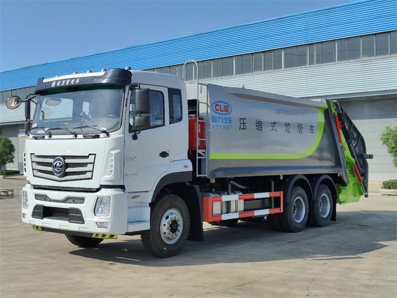 程力商用后雙橋壓縮式垃圾車全新升級高品質(zhì)實用性強(qiáng)